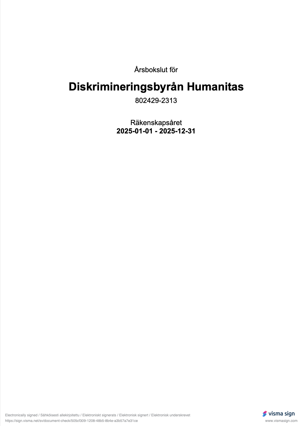 Årsredovisning 2025